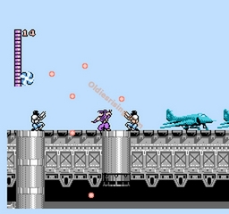 une photo d'Ã©cran de Blue Shadow sur Nintendo Nes